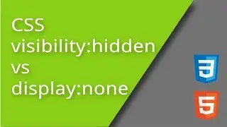 CSS display none vs visibility hidden