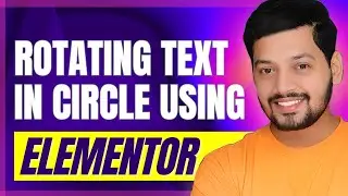 How to make rotating text effect in elementor wordpress - elementor tutorial -  wordpress tutorial