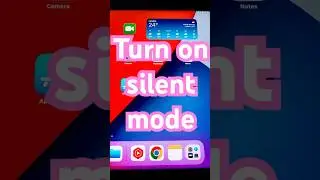 Turn on silent mode