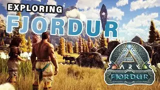 🔴 Exploring FJORDUR | New Free ARK Map ► Ark Fjordur