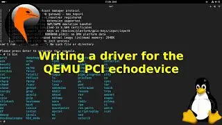 Writing a driver for the QEMU PCI echodevice