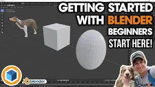 Getting Started Modeling in Blender Part 1 - BEGINNERS START HERE!