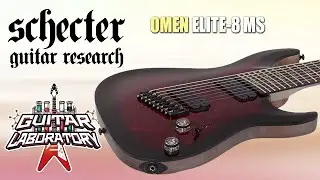 [Eng Sub] Schecter Omen Elite-8 MS eight-string multi-scale electric guitar