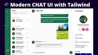 Modern Chat UI with TAILWIND CSS