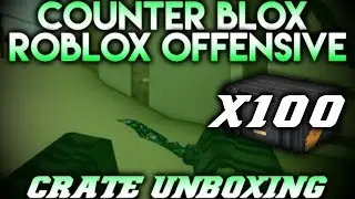 Roblox CSGO Case Opening - Unexpected Knife (x100 Cases)
