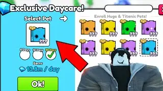 🤑EXCLUSIVE DAYCARE Is BROKEN With This Huge In Pet Simulator 99!