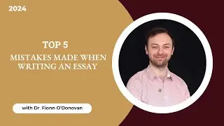 Top 5 mistakes made when writing an Essay