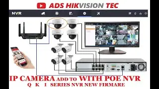 Hikvision NVR with POE setup for beginners. HDD installation, , Face Detection. Line crossing