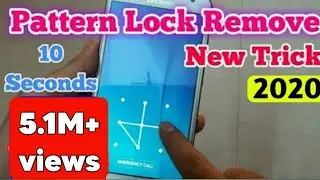 How To UnLock Pattern Lock On Android 2021 !! Mobile Lock Remove New Trick