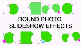 Round Photo Slideshow Effects Green Screen | Green Screen Motion | OMER J GRAPHICS