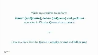 Circular Queue Algorithm