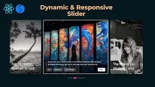 React Swiper Slider: Dynamic and Responsive Carousel #swiper #reactjs