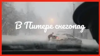 снегопад в Петербурге