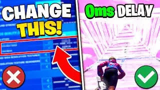 The *BEST* 0 Input Delay Settings In SEASON 2! (Reduce Delay + BOOST FPS!) Fortnite Battle Royale