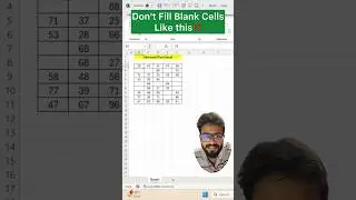 Don't Fill Blank Cells in Excel‼️Instead Use Replace option 