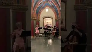 Cello+Violin+Flute_Trio performance at Teachers College Library, Columbia University