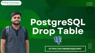 How to drop or remove the table in PostgreSQL | PostgreSQL Drop table | Drop table in PostgreSQL