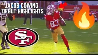 ROOKIE WR Jacob Cowing ELECTRIC NFL Debut Highlights⚡ || NFL Preseason 2024 ||