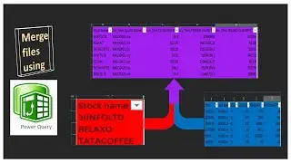 Merge data from multiple Files using Power Query