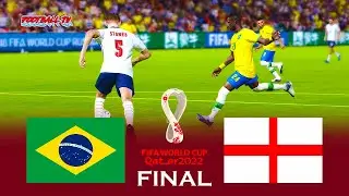 PES 2021 | Brazil vs England | FIFA World Cup 2022 Final | Match eFootball