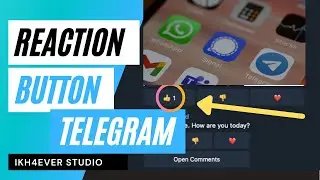 How can I add like and dislike button in telegram? | Create Telegram Like Button | Reaction Button