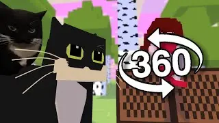 FNF VS Maxwell Cat Minecraft 360° VR Animation