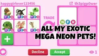 😱🤔HELP! Should I TRADE ALL MY HIGH  DEMAND EXOTIC MEGA NEON PETS For This VERY OLD HIGH VALUE PET?!