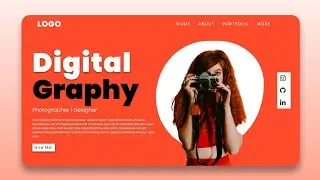 Responsive Website Using HTML And CSS only | Animated Website header page design