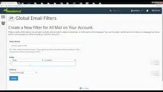 How to create global email filter in cPanel to fight spam - Course +HD + Latest - P60