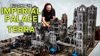 I made a Massive Warhammer Cathedral Imperial Palace on Terra | 40k Scenery @Creality3D Ender-5 S1