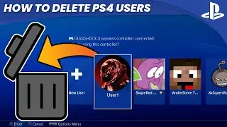 How to Delete Users on PS4! (EASY) (2022) | SCG