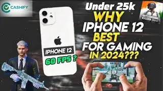 IPHONE 12 FROM CASHIFY BGMI TEST 👍 | IPHONE 12 BGMI TEST IN 2024 #shorts #bgmi #bgmitest #iphone12