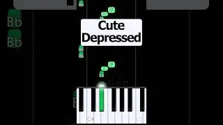 Cute Depressed (Dyan Dxddy) | Piano Tutorial