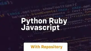 python ruby javascript