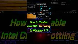 Increase Laptop Life: How to Stop CPU Throttling Windows 11 💻 #youtubeshorts #shorts