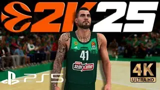 EPIC COMEBACK VICTORY | OLYMPIACOS vs PANATHINAIKOS | EUROLEAGUE 2K25 PS5™[4K60]Full Gameplay