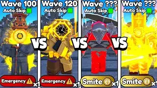 🔥CHIEF vs GOLDEN FUTURE vs DRILL ULTIMATE vs CLOCK ULTIMATE😱🤯in ENDLESS MODE Toilet Tower Defense