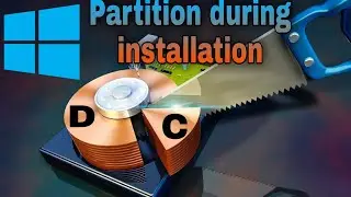 How to create partition during windows installation|2nd time partition 