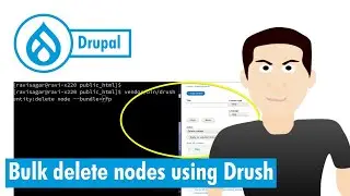 Bulk delete nodes using drush