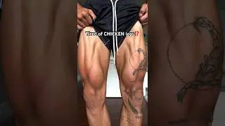 Do these to grow bigger legs at home (no equipments)