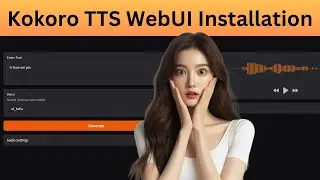 Kokoro TTS WebUI Installation Step By Step | Offline Free Text to Speech