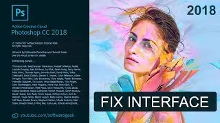 Fix the interface in Photoshop CC 2018 on Hi-DPi Windows Displays