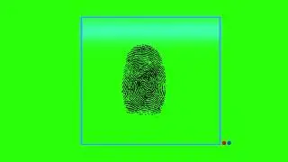 Thumb Print Green Screen