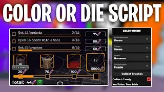 [EVENT🎃] Color or Die 🎨 Script ~ Autofarm Candy, Auto Get Bucket And More!