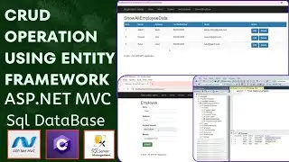 CRUD OPERATIONS IN MVC || Crud operations in mvc using entity framework  || Crud in csharp