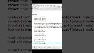 Linked list creation and traversal in c plus plus. #shorts #codingwithankit