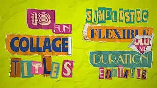 Collage and Paper Titles ( After Effects Template ) @aetemplates