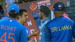 Gautam Gambhir angry on Arshdeep Singh's after lost his wicket & INDIAvsSRI Lanka match got TIED |