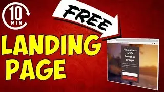 How To Make a Landing Page For FREE (mailerlite Landing Page)
