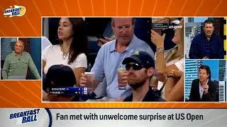 Fan met with unwelcome surprise at US Open